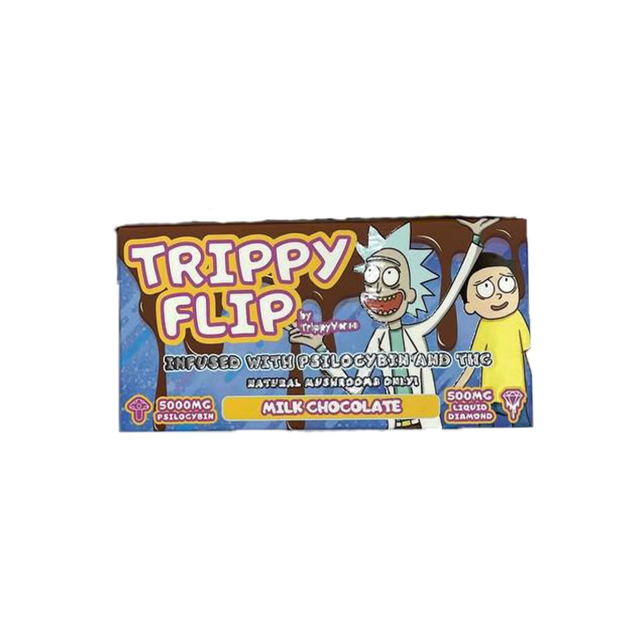 Trippy Flip Milk Chocolate 500mg